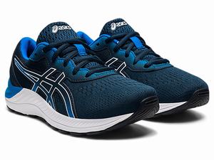 Skolske Topanky Asics Gel-excite 8 Grade Detske Modre Biele | 17890-RKNS