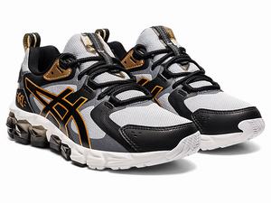 Skolske Topanky Asics Gel-quantum 180 6 Grade Detske Siva Čierne | 06254-CUWG