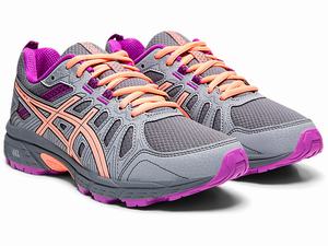 Skolske Topanky Asics Gel-venture 7 Grade Detske Čierne | 69084-JDAV