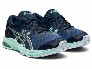 Skolske Topanky Asics Gt-1000 10 Grade Detske Modre Strieborne | 30967-DJKL