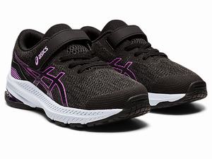 Skolske Topanky Asics Gt-1000 11 Pre Detske Tmavo Siva Nachový | 25304-KLEN