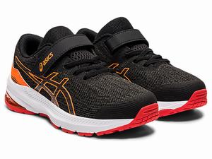 Skolske Topanky Asics Gt-1000 11 Pre Detske Tmavo Siva Červené | 82701-ZPEO