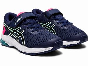 Skolske Topanky Asics Gt-1000 9 Pre Detske Námornícka Modrá Čierne | 05693-VLFI