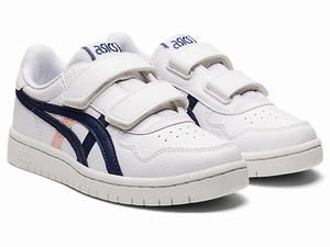 Skolske Topanky Asics Japan S Pre Detske Biele Modre | 28536-WLJK