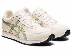 Tenisky Asics Tiger Runner Damske Krém Zelene | 39751-OYIJ