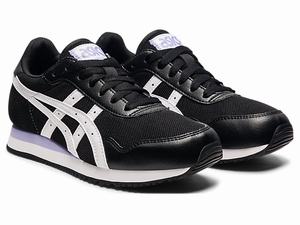 Tenisky Asics Tiger Runner Damske Čierne Biele | 65432-TLVJ