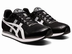 Tenisky Asics Tiger Runner Panske Čierne Biele | 80261-FLIT