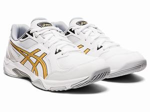 Tenisky Na Volejbal Asics Gel-rocket 10 Panske Biele Zlate | 09534-UIYB