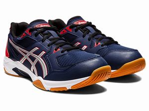 Tenisky Na Volejbal Asics Gel-rocket 10 (2e) Panske Námornícka Modrá Strieborne | 35142-CQTI