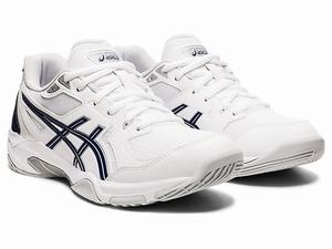 Tenisky Na Volejbal Asics Gel-rocket 10 Damske Biele Námornícka Modrá | 89741-GVXD