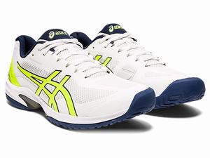 Tenisove Tenisky Asics Court Speed Ff Panske Biele Žlté | 27185-FLNB