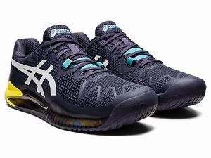 Tenisove Tenisky Asics Gel-resolution 8 Panske Indigo Biele | 87261-WLFC