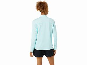 Tielko Asics Ready-set Half Zip Damske Modre Modre | 65703-WJNH