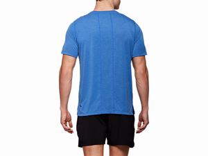 Topy Asics Dorai Kratke Sleeve Panske Modre | 35406-WXLF