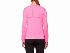 Topy Asics Dorai Long Sleeve Damske Ruzove | 60254-LEPQ