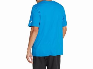 Topy Asics Kratke Sleeve Heather Tech Panske Modre | 30678-KTPM