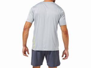 Topy Asics Kratke Sleeve Pr Lyte Panske Siva Svetlo Zelene | 70648-ANOX