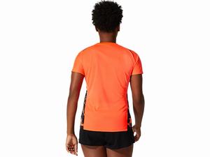 Topy Asics Light Kratke Sleeve Damske Koralove | 01897-CLGA