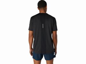 Topy Asics Lite-show Kratke Sleeve Panske Čierne | 53796-WTFG