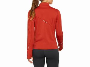 Topy Asics Lite-show Zimná 1/2 Zip Damske Hnede Tmavo Siva | 68092-GSKL