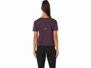 Topy Asics Race Crop Damske Tmavo Nachový | 32574-ONVG