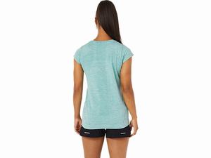 Topy Asics Race Seamless Kratke Sleeve Damske Olivovo Zelená | 16359-ICTD