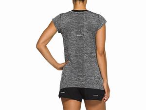 Topy Asics Race Seamless Kratke Sleeve Damske Čierne | 25478-JKZD