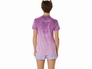 Topy Asics Seamless Kratke Sleeve Damske Nachový Lavendel | 73582-VKGX