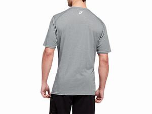 Topy Asics Triblend Tréningová Kratke Sleeve Top Panske Biele | 64057-AZEL