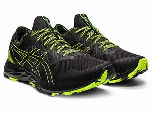 Trailove Bezecke Tenisky Asics Gel-excite Panske Čierne Zelene | 18076-DNIH