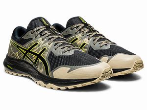 Trailove Bezecke Tenisky Asics Gel-scram 6 Panske Čierne Svetlo Zelene | 62539-YFEM