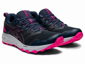 Trailove Bezecke Tenisky Asics Gel-sonoma 6 Damske Modre Čierne | 21735-QZDV