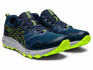 Trailove Bezecke Tenisky Asics Gel-sonoma 6 Panske Modre Čierne | 57412-BQNR