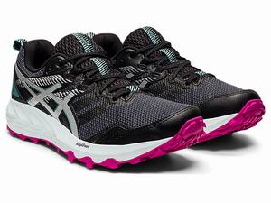 Trailove Bezecke Tenisky Asics Gel-sonoma 6 Damske Čierne Strieborne | 90561-XONW