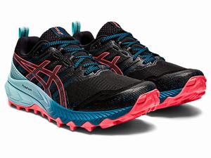 Trailove Bezecke Tenisky Asics Gel-trabuco 9 Damske Čierne Koralove | 48716-SLOW