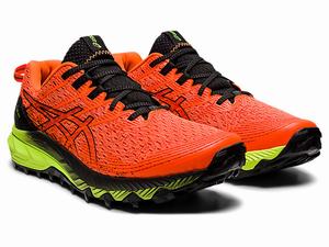 Trailove Bezecke Tenisky Asics Gel-trabuco 10 Panske Oranžové Čierne | 53892-NICO