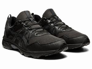 Trailove Bezecke Tenisky Asics Gel-venture 8 (4e) Panske Čierne Čierne | 06132-VGMY