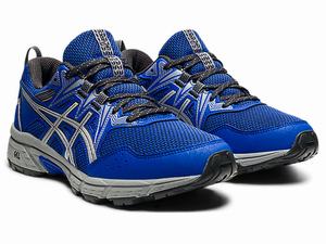 Trailove Bezecke Tenisky Asics Gel-venture 8 Damske Modre Strieborne | 10728-PMXV