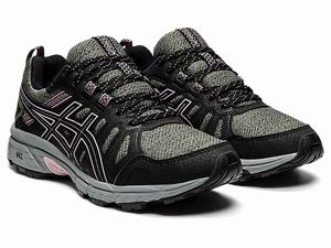 Trailove Bezecke Tenisky Asics Gel-venture 7 Damske Zelene Ruzove | 25136-MJXF