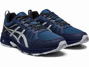 Trailove Bezecke Tenisky Asics Gel-venture 7 Panske Námornícka Modrá Siva | 27034-PBGH