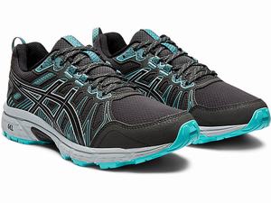 Trailove Bezecke Tenisky Asics Gel-venture 7 Damske Tmavo Siva Čierne | 38541-DJGA