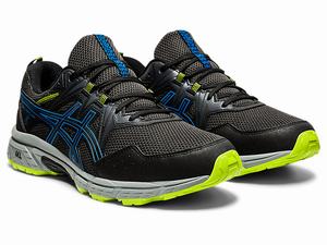 Trailove Bezecke Tenisky Asics Gel-venture 8 (4e) Panske Čierne Modre | 74619-AXLW