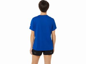 Tricko Asics Bos Ready-set Kratke Sleeve Ii Damske Modre | 38405-ZIXF