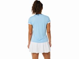 Tricko Asics Court Grafika Tee Damske Modre | 94308-IXWL