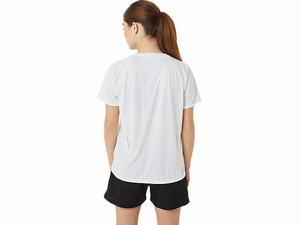 Tricko Asics Ready-set Lyte V-neck Damske Biele | 39260-PQEL