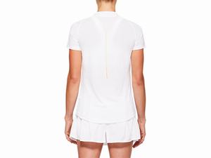 Tricko Asics Tenisove Kratke Sleeve Tee Damske Biele | 12498-FTRP