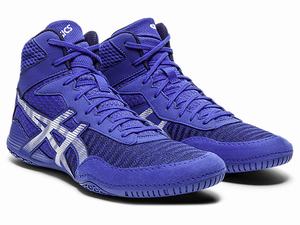 Zápasnícke Topánky Asics Matcontrol 2 Panske Modre Biele | 78130-GSHD