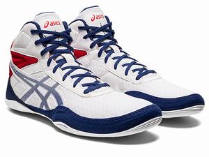 Zápasnícke Topánky Asics Matflex 6 Panske Biele Tmavo | 34952-EBVW