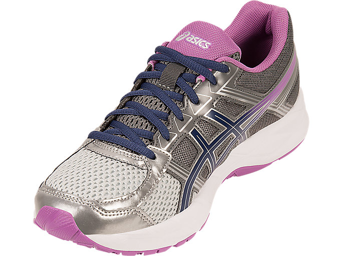 Bezecke Topanky Asics Gel-contend 4 Damske Strieborne Tmavo Siva | 57642-FARH