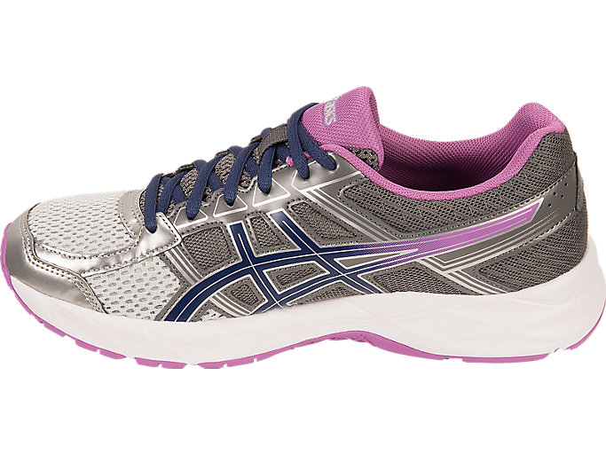 Bezecke Topanky Asics Gel-contend 4 Damske Strieborne Tmavo Siva | 57642-FARH